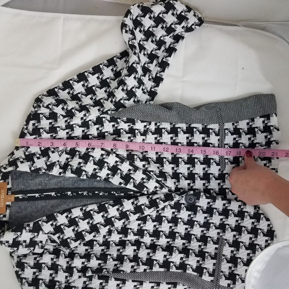 Ellen Tracy S Houndstooth Jacket - Picture 13 of 13